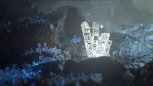 Crystal Cave av Heileif. Vinnerbidraget i Rendered Graphics 2017.